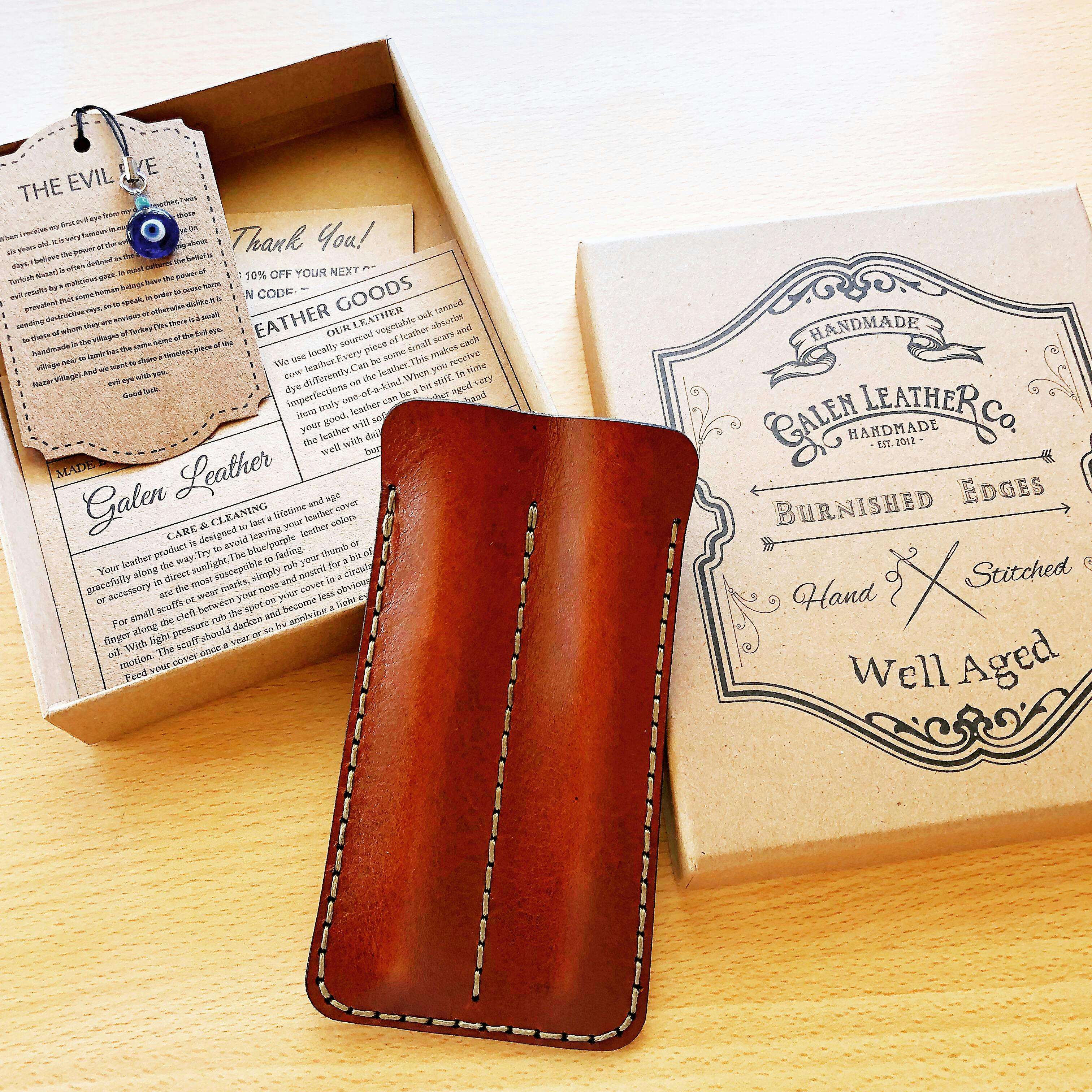 Vintage Crazy Horse Einfach Handgemachte Füllferhalter Tasche für Männer und F Vintage Crazy Horse Einfach Handgemachte Füllferhalter Tasche für Männer und F